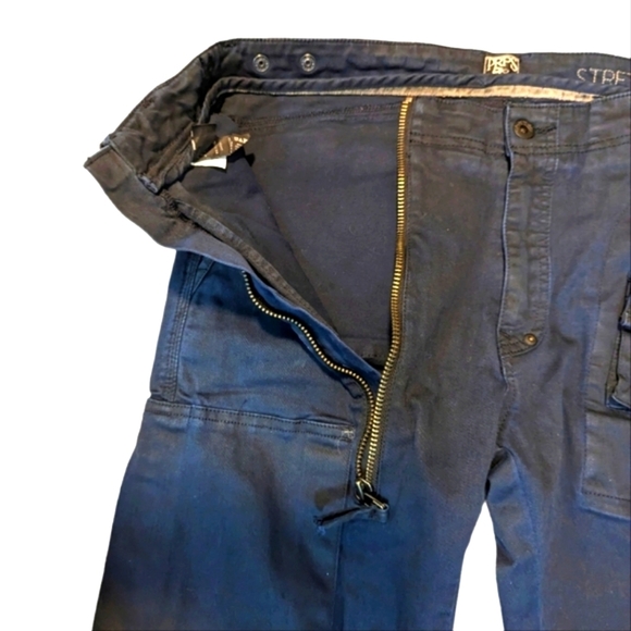 NWOT...PRPS Navy Side Zipper Skinny Pants...Size 33 - Picture 5 of 9